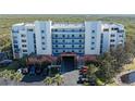 Beautiful exterior view of the condo building, highlighting its architectural details at 5300 S Atlantic Ave # 16-505, New Smyrna Beach, FL 32169