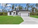 A welcoming single-Gathering home, featuring black trim and a two-car garage at 4364 Sw 172Nd Street Rd, Ocala, FL 34473