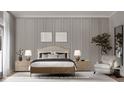 Serene bedroom showcases paneled walls, soft lighting, and neutral colors creating a calming space at 11303 Windermere Rd, Windermere, FL 34786