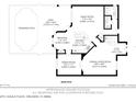 Main level floor plan showcasing a spacious layout with a kitchen, dining room, living room, and an outdoor patio at 4751 Aguila Pl, Orlando, FL 32826