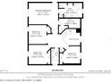 Second level floor plan showing primary bedroom, three bedrooms, and two bathrooms at 4751 Aguila Pl, Orlando, FL 32826