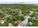 Expansive aerial view of a lush, green residential neighborhood near Downtown Orlando and Harry P Leu Gardens at 2312 Corrine Dr, Orlando, FL 32803