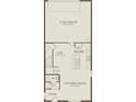 First-floor floorplan showcasing an open layout with a kitchen, gathering room, cafe, foyer, and a two-car garage at 3363 Vine Leaf St, Apopka, FL 32712