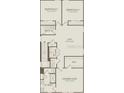 Second floorplan featuring bedrooms, baths, a loft, laundry, and an owner's suite with a walk-in closet at 3363 Vine Leaf St, Apopka, FL 32712