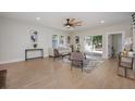 Spacious living room filled with natural light, showcasing stylish furniture and a soothing color palette at 712 Maryland Ave, St Cloud, FL 34769