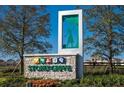Beautiful stone welcome sign for Storey Grove at 16436 Parable Way, Winter Garden, FL 34787
