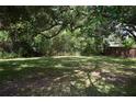 The spacious, grassy backyard is surrounded by mature trees, offering natural shade and seclusion at 15349 Oak Apple Ct # B, Winter Garden, FL 34787