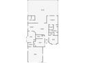 Detailed floorplan outlining the layout including bedrooms, living spaces, lanai, and sauna for a full view of the home at 25409 Waterbrook Ct, Leesburg, FL 34748
