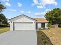 Well-maintained single-story home featuring a two-car garage, neutral exterior, and simple, manicured landscaping at 274 W 20Th St, Apopka, FL 32703