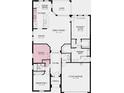 Detailed floorplan showcasing the layout of the home, including bedrooms, bathrooms, and living spaces at 4704 Coral Harbour Rd, Kissimmee, FL 34758