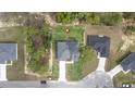 Aerial view of property and neighborhood, highlighting lot and proximity to nearby homes at 6054 Sw 154Th Place Rd, Ocala, FL 34473