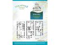 Detailed floor plan of a spacious 1839 sq ft cottage with 4 bedrooms and 4.5 baths at 8045 Lost Shaker Ln, Kissimmee, FL 34747