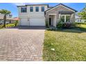 Beautiful two-story home with brick driveway, stone accents, a two-car garage, and meticulously maintained landscaping at 4116 Se 9Th Ave, Ocala, FL 34480