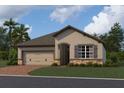 Charming single-story home featuring a two-car garage, and stone accents at 5250 Teirgarten St, St Cloud, FL 34771