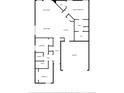 Detailed floor plan illustrating the layout of the bedrooms, kitchen, and living spaces at 305 Grande Lake Dr, Daytona Beach, FL 32124