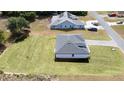 Overhead view of the house and backyard illustrating the property's size within its surroundings at 16655 Sw 43Dr Terrrace Rd, Ocala, FL 34473