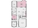 Detailed floor plan showcasing bedrooms, bathrooms, kitchen, great room, and outdoor living space at 4209 Barbuda Ln, Kissimmee, FL 34758