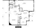 First floor layout features a large kitchen, dining room, living room, den, laundry, bathroom and garage at 141 Dommerich Dr, Maitland, FL 32751