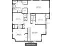 Second floor shows five bedrooms, three bathrooms and a large Gathering room at 141 Dommerich Dr, Maitland, FL 32751
