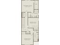 2nd story floorplan with bedrooms, bathrooms, owner's suite, and walk-in closet at 3156 Emerald Acres Ln, Sanford, FL 32771