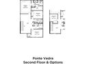 Ponte Vedra Second Floor plan including a primary suite, bedrooms, and loft at 3255 Cup Dr, Lakeland, FL 33803