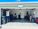 Spacious two car garage with lots of storage space and work space at 11714 Peachstone Ln, Orlando, FL 32821