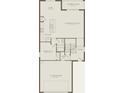 First-floor plan featuring an open kitchen, bedroom, gathering room, and two-car garage at 3406 Haven Side Rd, Davenport, FL 33837