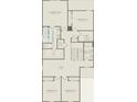 Second-floor plan with owner's suite, loft, laundry room, and three additional bedrooms at 3406 Haven Side Rd, Davenport, FL 33837