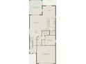 Detailed floor plan showcasing the layout of the first floor of the home at 3440 Haven Side Rd, Davenport, FL 33837