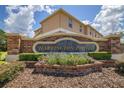 Community sign with flowerbed at 3530 Rodrick Cir, Orlando, FL 32824