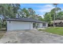 Beautiful one-story home with black shutters, a two car garage and a well manicured yard at 37 N Tymber Crk, Ormond Beach, FL 32174
