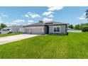 Charming single-story home with well-maintained lawn and a long driveway leading to the three-car garage at 506 Marion Oaks Trl, Ocala, FL 34473