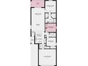 Detailed floor plan showcasing the layout of the home, including the lanai, great room, and bedrooms at 5121 Forget Me Not Ave, Lake Hamilton, FL 33851