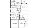 Capistrano II floorplan shows a spacious layout with four bedrooms, a large Gathering room, and a kitchen at 2631 Great Heron Ave, St Cloud, FL 34773