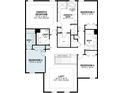 Second story floor plan featuring owner's bedroom, loft, three additional bedrooms and laundry room at 2649 Great Heron Ave, St Cloud, FL 34773