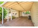 Spacious carport featuring ample covered parking and extra storage space at 242 Peppertree Ct, Lake Mary, FL 32746
