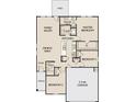 Detailed floor plan showcasing the layout of the home, including bedrooms and bathrooms at 3071 Sunset Hills Rd, Winter Haven, FL 33881