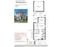 First floor layout featuring an open floor plan, kitchen, flex room, and covered lanai at 1438 Ridgeback Ln, Apopka, FL 32703