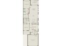 Detailed floor plan shows the layout of the home, including the gathering room, kitchen and owner's suite at 2322 Daisy Tree Rd, St Cloud, FL 34771