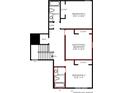 Second floor plan includes three bedrooms and two bathrooms with closets for each bedroom at 2659 Fiddle Leaf Loop, Apopka, FL 32712