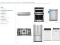 Designer appointed kitchen appliances with stainless steel hood, microwave/oven, dishwasher, cooktop and refrigerator at 2703 Arbor Dune Ave, Apopka, FL 32712