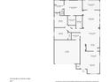 Layout of the home displaying a large kitchen, primary bedroom, and living spaces at 14741 Sapodilla Dr, Orlando, FL 32828