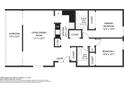 Detailed floor plan showing layout of rooms, dimensions, and total square footage of 1,033 at 168 Perimeter Ct # 5C, Deltona, FL 32725