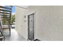 Exterior shot of a unit door with modern design and hardware at 2627 Maitland Crossing Way # 101, Orlando, FL 32810