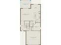 First-floor floorplan showing the layout of the kitchen, living room, and garage at 3229 Ellsworth Ave, Davenport, FL 33837