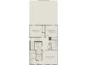 Detailed second floor plan showcasing the layout of the bedrooms, bathrooms, and laundry room at 3304 Orange Rose Loop, Apopka, FL 32712