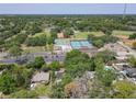 Panoramic view showcasing a neighborhood near a park with tennis courts and sports fields at 1082 Hamilton Ave, Longwood, FL 32750