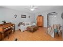 Comfortable living room with hardwood floors and a vintage coffee table at 217 Spencer St, Orlando, FL 32839