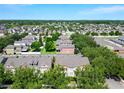 Community aerial view highlighting the neighborhood layout, green spaces, and nearby amenities at 7508 Bentonshire Ave, Windermere, FL 34786