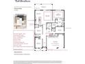 This floor plan showcases a first-floor layout, including a kitchen, dining area, and great room at 1454 Pinecliff Dr, Apopka, FL 32703
